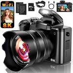 8K Digital Camera, 88MP WiFi Camera