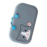 LIHITLAB Lihit Lab Smart Fit PuniLabo Zipper Pouch - (Gray CAT) (A7716-4)