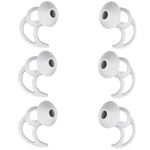 SNHTLS 3 Pairs L Size Ear Bud Replacement Pieces Silicone Earbud Tips Compatible with Bose Small Shark Sports Headphones