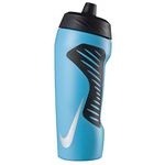 NIKE WATER BOTTLE HYPERFUEL SQUEEZE 18oz-BLUE FURY, Plastic