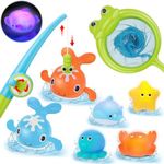 Baby Bath Toys-8Pcs Magnetic Fishin