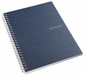 Fabriano Ecoqua A4 Spiral Bound Lined Notebook Blue