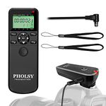 PHOLSY Intervalometer for Canon Camera Remote Shutter Release C8 Timer Remote Control for Canon EOS 5D Mark IV III, 5D 6D 6D-II 7D-II 1DX II III, R5 R3 50D 40D 30D 20D 10D D60 D30 TC-80N3