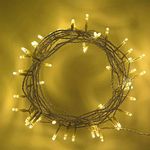 SHATCHI 40 Warm White LED Lights Clear Cable Battery Operated Fairy String Christmas Tree Wedding Party Birthday Garden Party Window Decorations