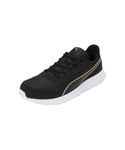 Puma Mens Dazzler Black-White-Gold Sneaker - 8 UK (39178203)