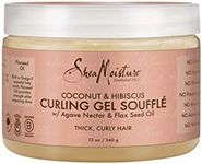 SheaMoisture Coconut & Hibiscus Curling Gel Souffle, 12 Ounce