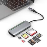 Sony Memory Stick Pro Duo Card Reader, 7 in 2 Memory Stick SD SDXC SDHC/TF/CF CFI/XD/Memory Stick Pro Duo Adapter with USB C/USB3.0, 5Gbps Memory Stick Pro Duo Adapter XD Card Reader