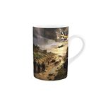 Purely Home D Day Mug - Commemorative 80th Anniversary WW2 Memorabilia - Normandy France Tea Coffee Ceramic Mug Gift/Present