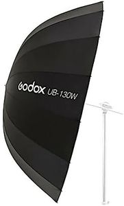 Godox Paraguas (130 cm), Color Blanco y Negro