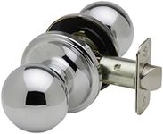 Copper Creek BK2020PS Ball Door Knob, Passage Function, 1 Pack, in Polished Stainless