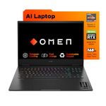 HP OMEN, AMD Ryzen 7-7840HS, 6GB NVIDIA GeForce RTX 4050 Gaming Laptop (16GB RAM, 1TB SSD) 165Hz, IPS, 16.1"/40.9cm, Win 11, MS Office 2021, Black, 2.37Kg, RGB Keys, Tempest Cooling, xd0015AX