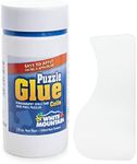 White Mountain Puzzle Glue with Applicator, 5 oz Bottle for 2000 Piece Puzzle