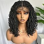 SOKU Curly Faux Locs Lace Frontal W
