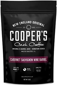 Cabernet Sauvignon Wine Barrel Aged Coffee | Costa Rica Beans, Incredibly Complex & Smooth Roasted Fresh - Whole bean 12oz Bag