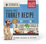 The Honest Kitchen Human Grade Dehydrated Grain Free Dog Food – Complete Meal or Dog Food Topper – Turkey 2 lb (makes 8 lbs)