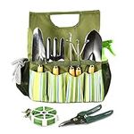 Plant Theatre Essential Garden Tool Bag - Includes Tools for the Gardener