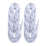 IMIKEYA Professional Ice Hockey Skate Laces Waxed Shoelaces, Anti- Freezing Anti- Fracture Shoe Laces (White, 96 Inch)