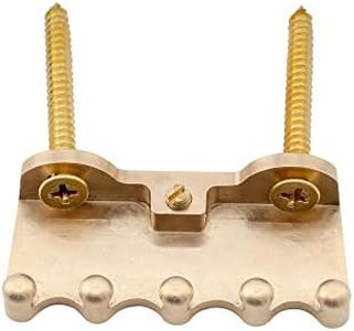 Musiclily Ultra Heavy Duty Full Brass Tremolo Claw for Electric Guitar Tremolo Bridge, Original Color