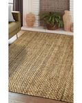 Modern Style Rugs Natural Jute Area Rug, Hardwearing Durable Large Area Jute Rug Suitable for Bedroom, Living Room, Bathroom, Lounge, Office Room - 100x150cm Rug