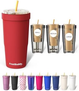 Frost Buddy Togo Buddy | 30 oz Stainless Steel Vacuum Insulated Tumbler | To Go Coffee Cup – Reusable, Iced Coffee Cups, Travel Mug, Thermal Cup for Hot & Cold Drinks, Dunkin Cup (Crimson)