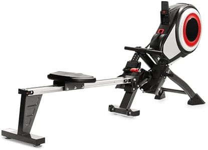 SportPlus | máquina de Remo, Sistema de frenado por turbina, sensación Realista, 8 Niveles de Resistencia al Aire, Ordenador de Entrenamiento, Plegable, Peso MAX. 150 kg, SP-MR-010
