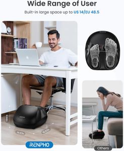RENPHO Foot Massager with Heat – Deep Kneading for Pain Relief