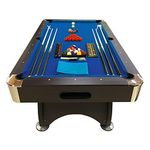 7 Ft Pool Table Billiard Playing Cloth Indoor billiards table new - Blue Sea