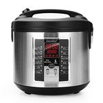 COMFEE' Rice Cooker, Multi Cooker, Stewpot, Saute All in One, 10 Cup Uncooked, 12 Digital Cooking Programs,24 Hours Preset