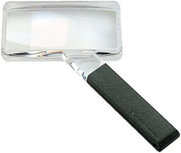 Biconvex Leselupe [Eschenbach 2642150] PXM®-Leichtlinse, Duplex-beschichtet für randscharfe, verzeichnungsfreie Abbildung, Abmessungen Linse: 100 x 50 mm, Vergrößerung: 2X, Dioptrie: 3,9