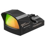 VOTATU PMD504 Micro Red Dot Sight Shake Awake 1x22mm Reflex Sight Multiple Reticle 2 MOA Dot 62 MOA Circle Optic