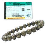 Original Certified Pyrite Stone Bracelet With Lab Test Report, Piride Crystals Attracts Business Luck Protective Energy, Money Magnate Piride- Crystal Charged By Reiki Grandmaster & Vaastu Expert