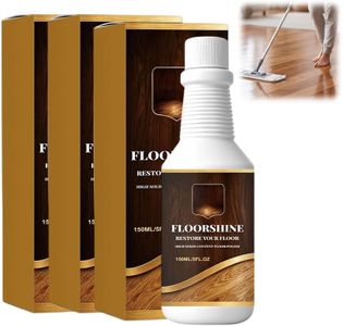 npcluo Professional Wood Floor Restorer, 2026 New Wood Floor Restorer Polish for Hardwood Floors, Suitable for Hardwood Floors Laminate Flooring Furniture Surfaces Maintenance (Brown, 3)