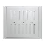 MAP Vents 939-31 Metal Adjustable Vents, Silver, 9 x 9-Inches (229 mm x 229 mm)