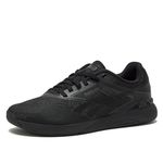 Reebok Nano X5 Sneakers for Women, Cross Training Gym Walking Shoes Women, Black/Grey 5, 8