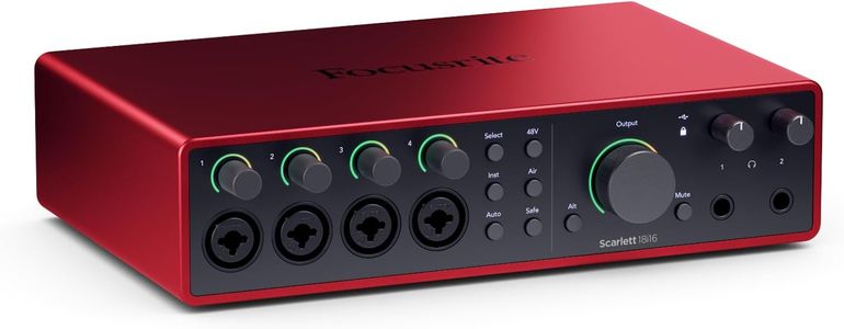 Focusrite Scarlett 18i16 USB Audio Interface – 18-In/16-Out, Studio Quality
