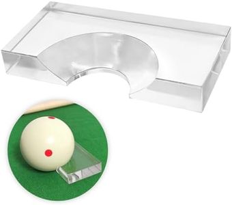 MoyanSuper Acrylic Pool Ball Position Marker,Precise Billiards Cue Ball Locator for 2 1/4'' Balls–for Professional Tables, Home, Pub, or Club Use