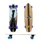 Abrazo 33" x 9.5" Empire Cruiser Skateboard | Complete Skateboard for Beginners, Kids, Teens, and Adults