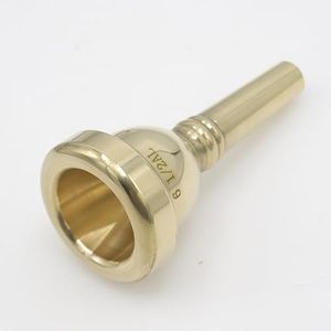 Cheerock 6 1/2AL Trombone Mouthpiece, Gold Plated Small Shank Mouthpiece, Euphonium Mouthpiece with Superior Sound, Excellent for Baritone and Trombone Instrument Accessories