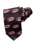 NHL Men's All Over Team Logo Neck Tie (Carolina Hurricanes)