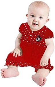 Georgia Bulldogs NCAA Newborn Infant Baby Heart Dress with Bloomer - Red - 0-3 Months