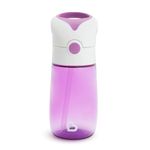 Flip and Go Tritan Straw Cup, 12 Ounce, Purple