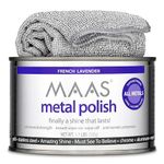 MAAS Metal Polish 1.1 lb Can with Free Microfiber Cloth