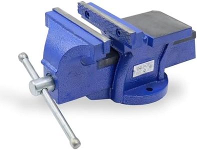 Morsa Da Banco Base Girevole Apertura 125mm Fissaggio Precisione a Morsetto