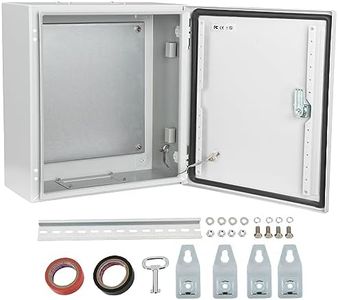 YITAHOME Electrical Enclosure NEMA 4X, 24×24×8'' UL Certified Outdoor Electrical Box, IP66 Water-Resistant Dustproof, Cold-Rolled Steel Wall Mounted Electric Junction Box