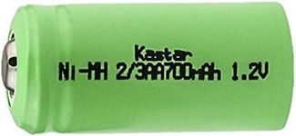 Kastar 2/3AA Rechargeable Ni-MH Battery Replacement for Solar Light, High Power Static Applications (Telecoms, UPS and Smart Grid), Electric Mopeds, Meters, Radios, RC Devices, Electric Tools