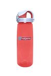 Nalgene Sustain Tritan BPA-Free On The Fly Water Bottle Made with Material Derived From 50% Plastic Waste, 24 OZ, Petal with Beet