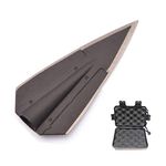 SHARROW 6pcs Archery Arrowheads Broadhead 115 Grains Alloy Steel Hunting Arrow Heads Arrow Tips Point for 8mm Dimeter Wooden Bamboo Arrows Carbon Arrows (6pcs+Box)