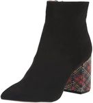 Betsey Johnson Women's Kassie Fashion Boot, Black Suede, 10