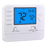 Suuwer 5-1-1 Day Programmable Thermostats for Home 1 Heat/ 1 Cool Conventional Single-Stage Systems