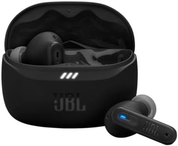 JBL New Launch Tune Beam 2 TWS, ANC Earbuds, 48Hr Playtime,Dual Connect, Ambient Aware, Relax Mode, Customized EQ with Headphones App, 6 Mics for Clear Calls, Spatial Sound, Personi-Fi 3.0 (Black)